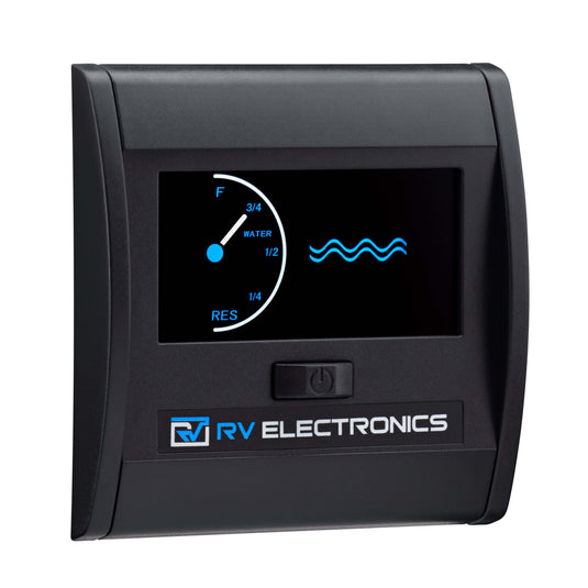 Programable side view of LCD Water Gauge for single tank monitoring